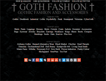 Tablet Screenshot of gothfashion.net